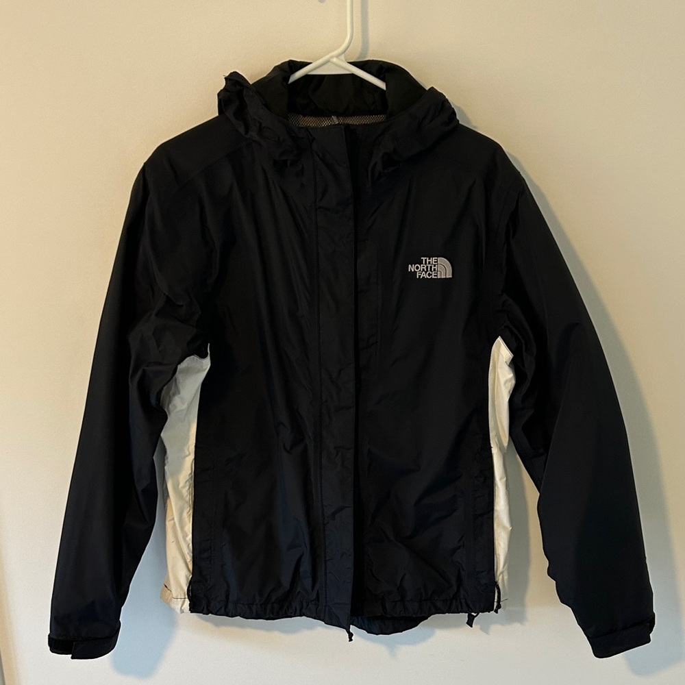 The North Face Black and Cream Jacket
